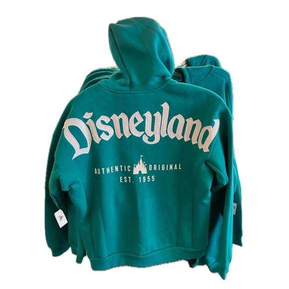 Disney Parks Disneyland Authentic Original Castle 1955 Zip up Hoodie NWT - Picture 3 of 4